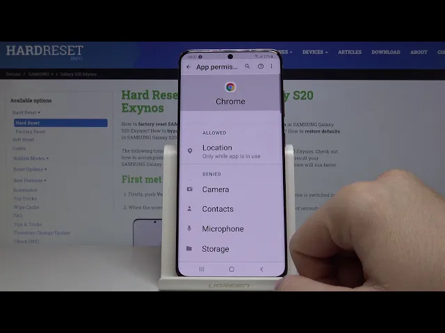 Video thumbnail for How to Manage App Permission in SAMSUNG Galaxy S20 – Customize App Settings