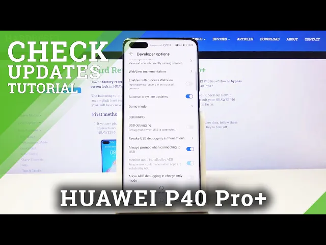 Video thumbnail for How to Automatic System Update in HUAWEI P40 Pro+ - Newest System Version