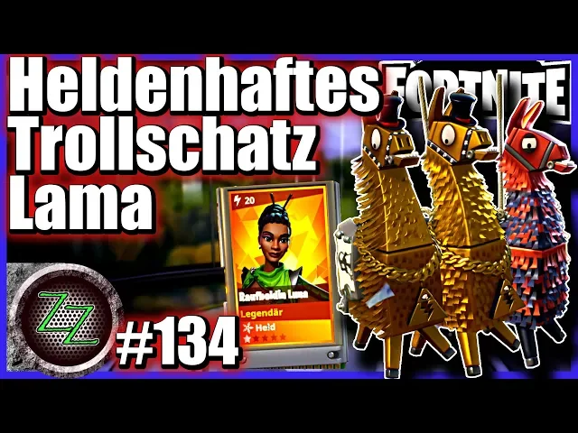'Video thumbnail for Trollschatz Lama Opening ⚡#134🎁 4x Trollschatz Lama & 12x Blockbuster [Fortnite PvE Rette die Welt]'