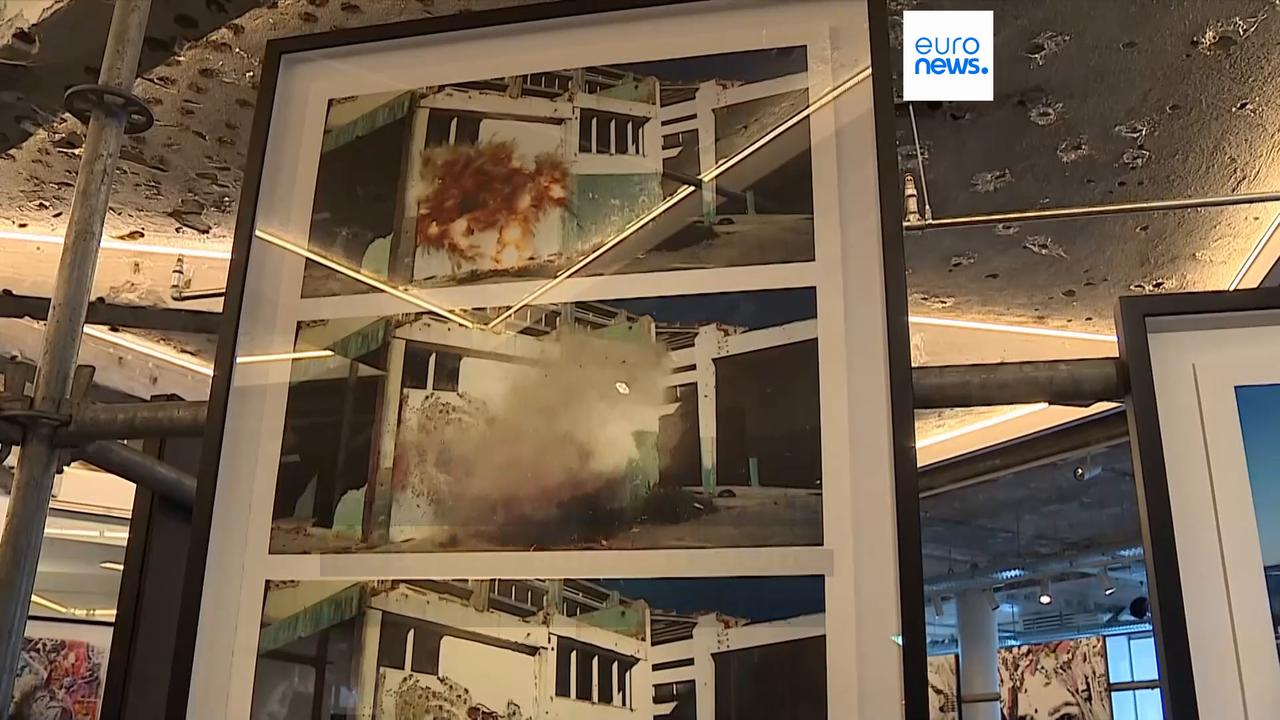 Video thumbnail for Vhils in view: Lisbon looks back at two decades of art by Portugal's 'urban archaeologist'