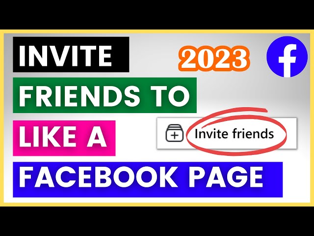 Video thumbnail for (NEW Method) - How To Invite Friends To Like A Facebook Page? [in 2025]