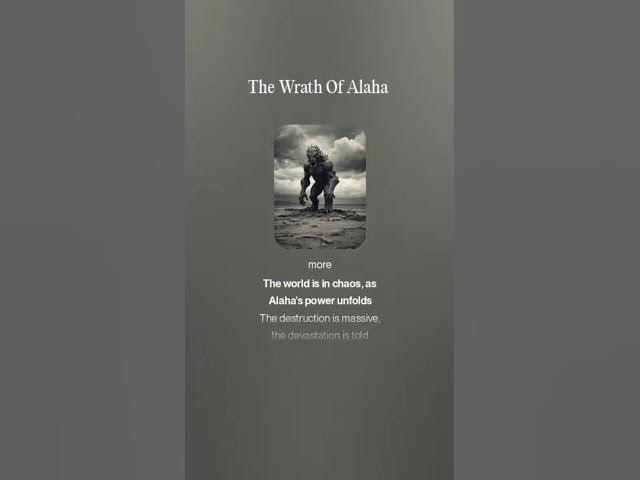 Video thumbnail for The Wrath Of Alaha