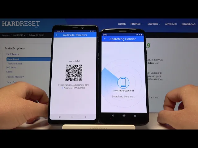 Video thumbnail for How to Transfer Data between SAMSUNG Galaxy A9 2018 & Motorola Phone – Install CLONEit App