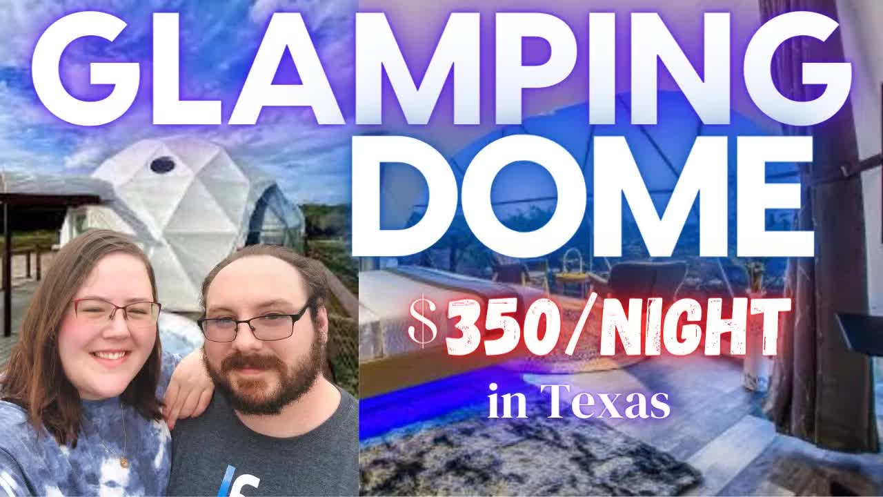 Video thumbnail for Staying in a $1,000 Glamping Dome AirBnB in the Texas Hill Country - Udoscape Review