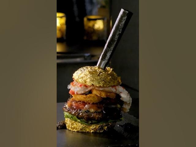 'Video thumbnail for World's most expensive hamburger costs $4,295 🤑🍔'