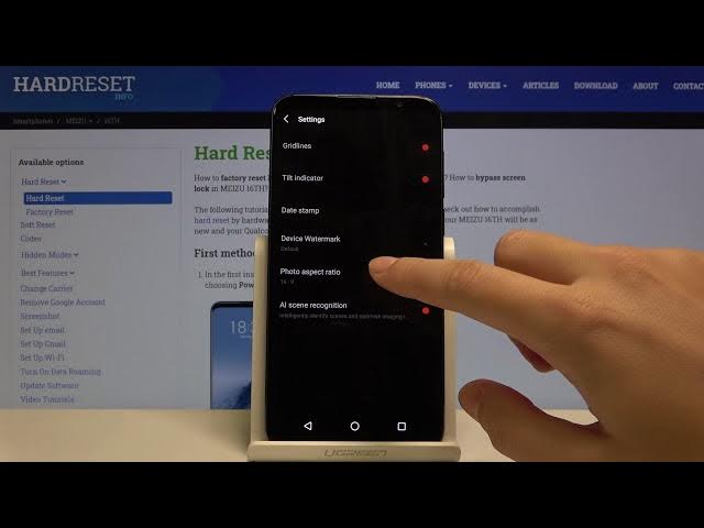 Video thumbnail for How to Change Aspect Ratio on MEIZU 16th – Adjust Camera Settings