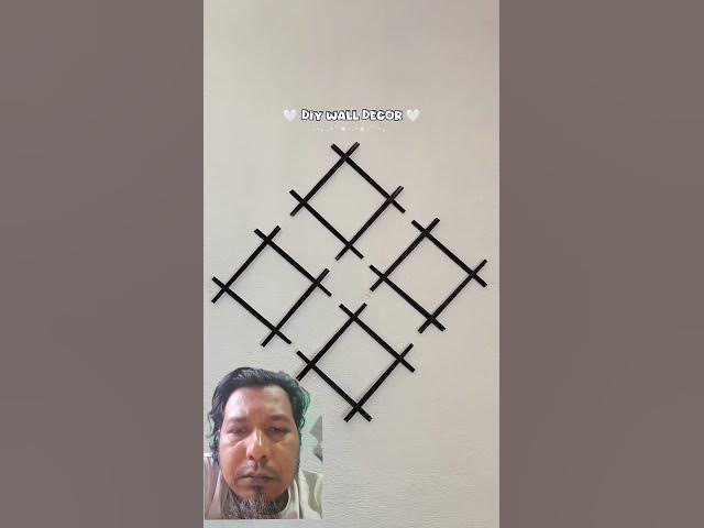 Video thumbnail for DIY Wall Decor! #diy #aestheticroomdecor #art #wallhanging #homedecor #craft #dreamhome #interior