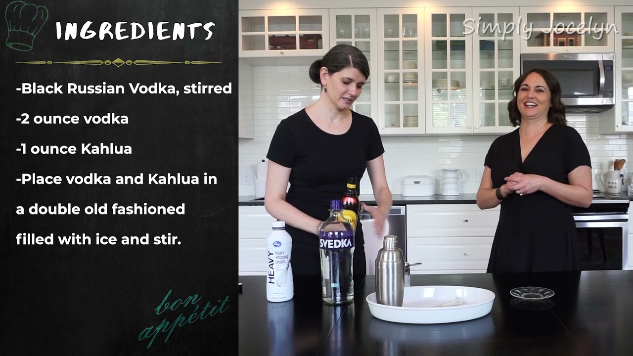 Video thumbnail for How to Make a White Russian & Black Russian Cocktail