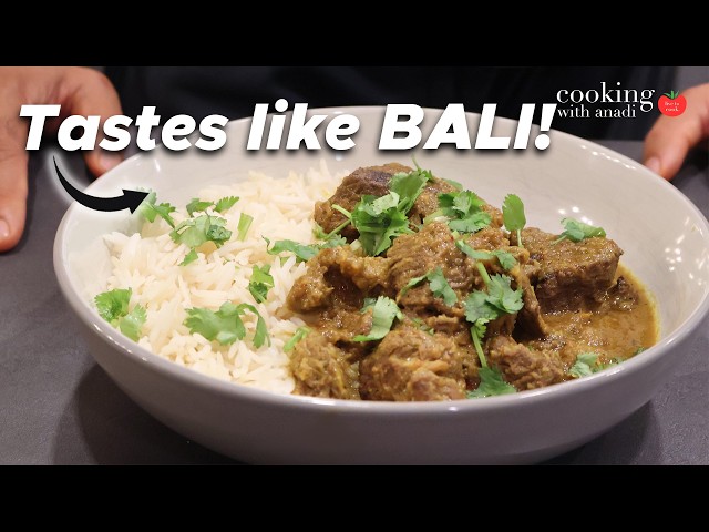 Video thumbnail for Bali in a Bowl 🌴 Beef Rendang That Melts in Your Mouth