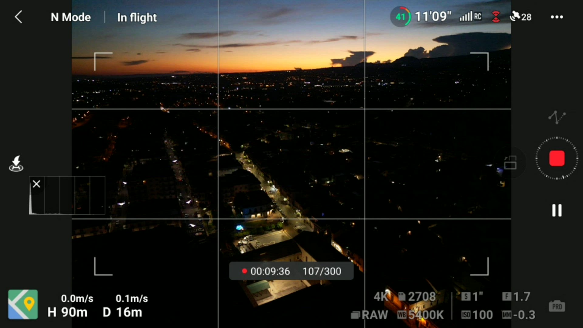 'Video thumbnail for DJI Mini 3 Pro: Setting up a night hyperlapse in waypoint mode'