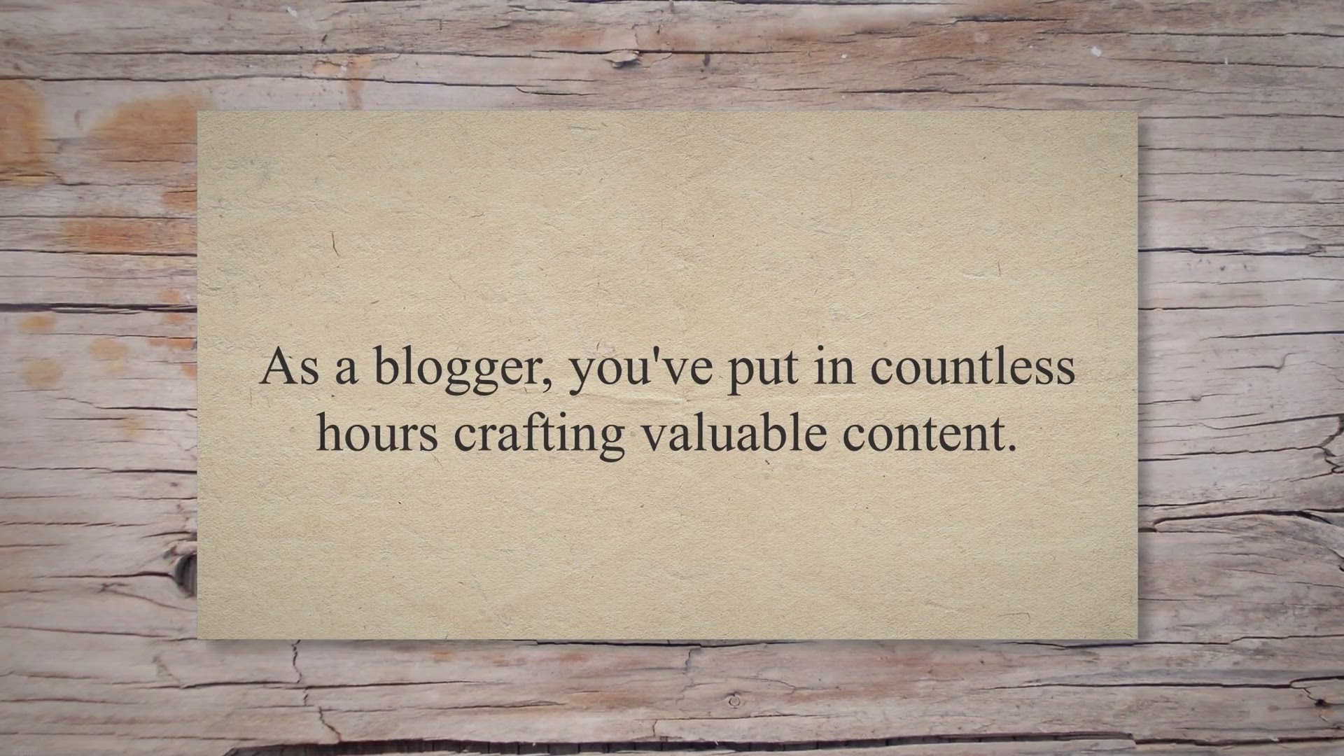 Video thumbnail for Driving Massive Traffic to Your Blog: A Comprehensive Guide for Entrepreneurs