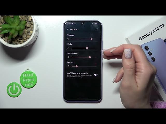 Video thumbnail for How To Find & Manage Sound Settings In Samsung Galaxy A34