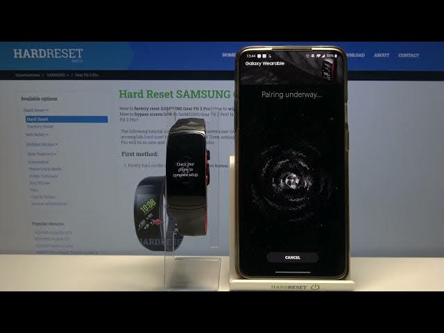 Video thumbnail for How to Pair SAMSUNG Gear Fit 2 Pro – Set Up / Get Bluetooth Connected