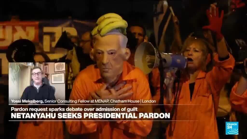 Video thumbnail for Mekelberg: Netanyahu's pardon request threatens judicial independence & Israel as liberal democracy