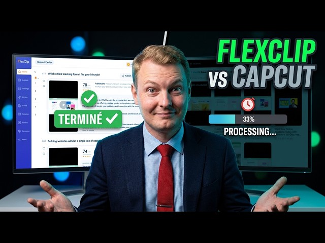 Video thumbnail for 🎬 FlexClip vs CapCut — Comparatif IA pour Créer des Shorts : Vitesse, Qualité & Prix (Test Honnête)