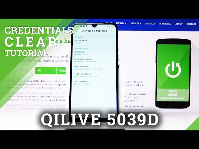 Video thumbnail for How to Clear Credentials in QILIVE 5039D – Delete Certificates