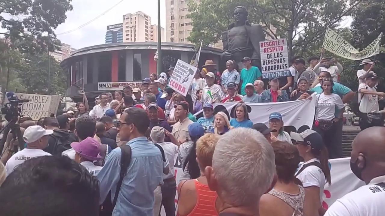 Video thumbnail for Venezuela: Rally in Caracas.