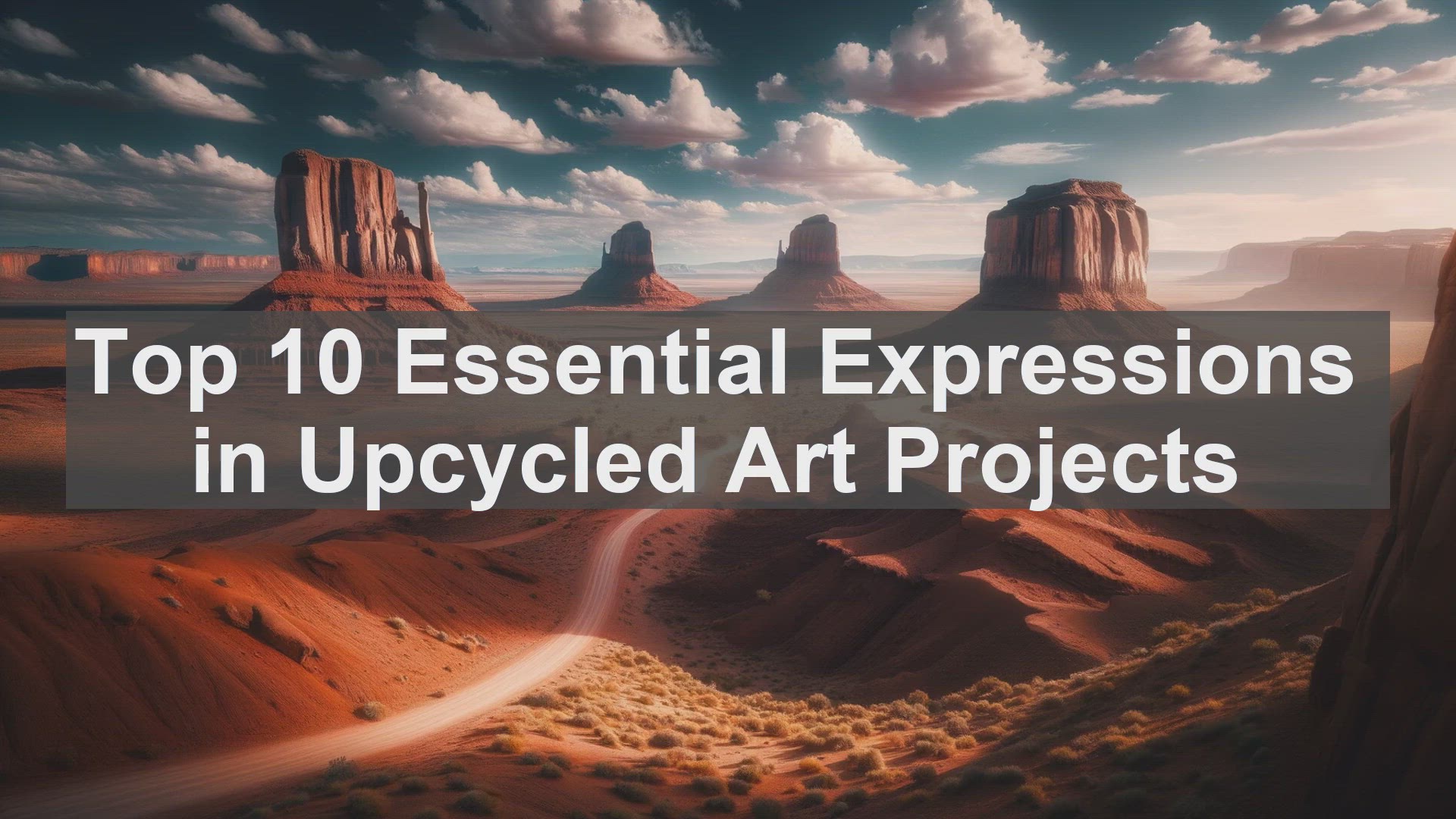 'Video thumbnail for Top 10 Essential Expressions in Upcycled Art Projects'