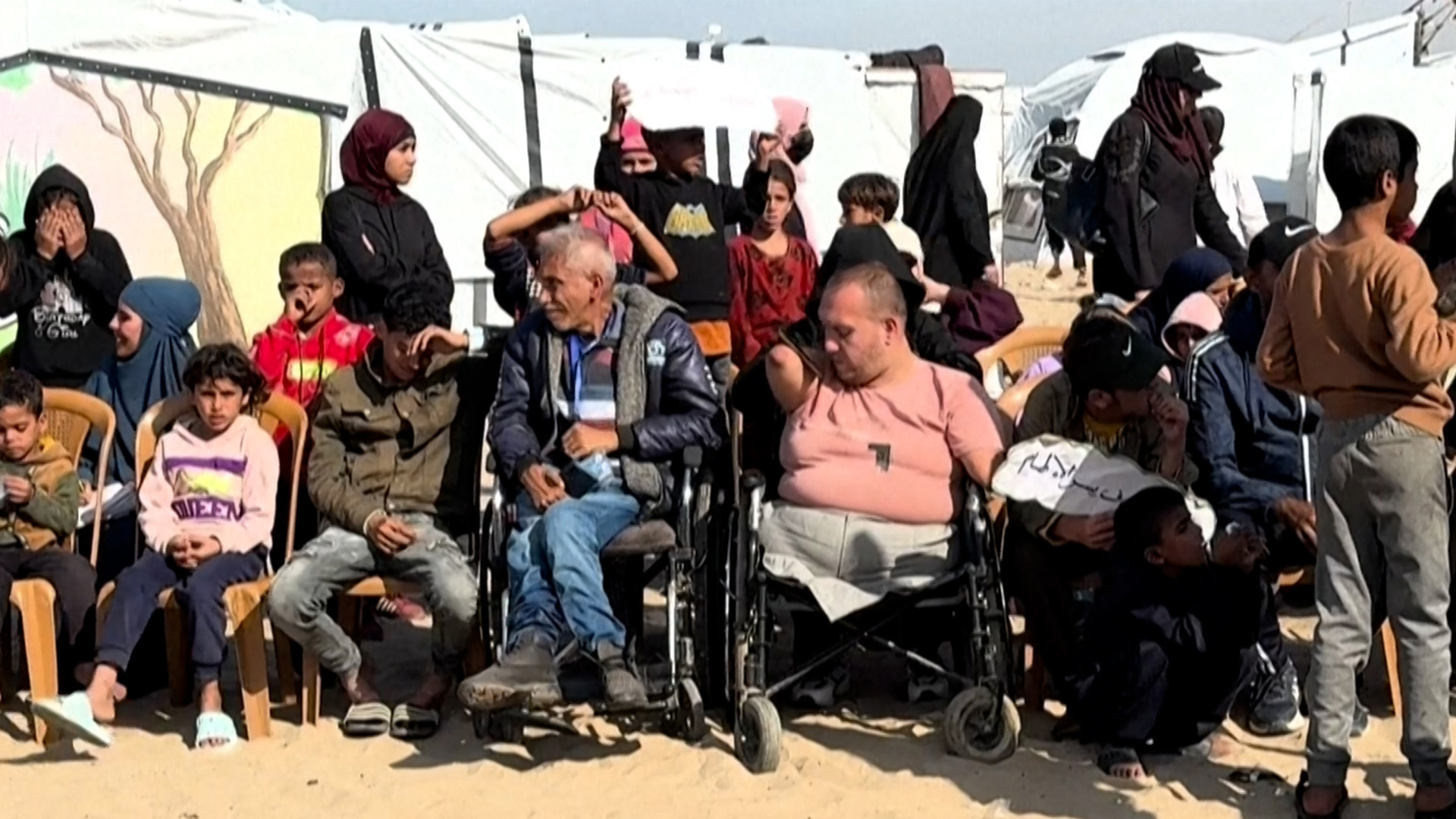Video thumbnail for Gaza war amputees mark International Disabilities Day