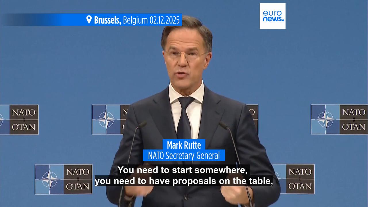 Video thumbnail for Rutte dismisses concerns about US commitment to NATO ahead of Ukraine meeting
