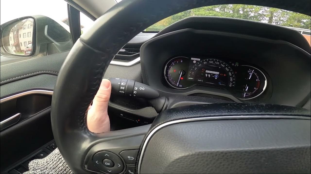 Video thumbnail for How to Enable or Disable High Beam in Toyota RAV 4 V ( 2018 - now )