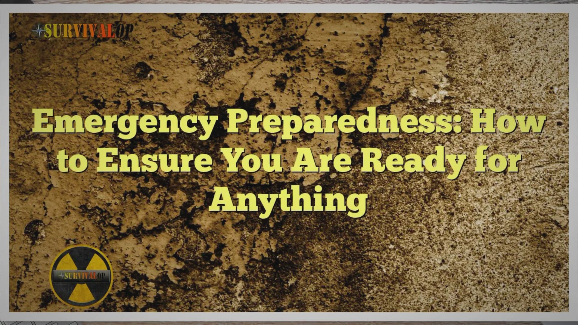 Video thumbnail for Emergency Preparedness: How to Ensure You Are Ready for Anything
