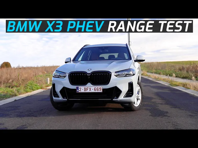Video thumbnail for BMW X3 PLUG-IN HYBRIDE RIJBEREIK TEST (autosnelweg en stad)