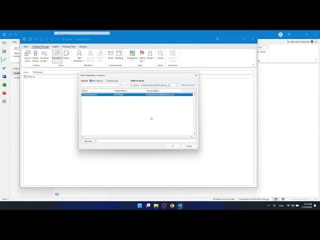 Video thumbnail for How to Create a Group in Outlook