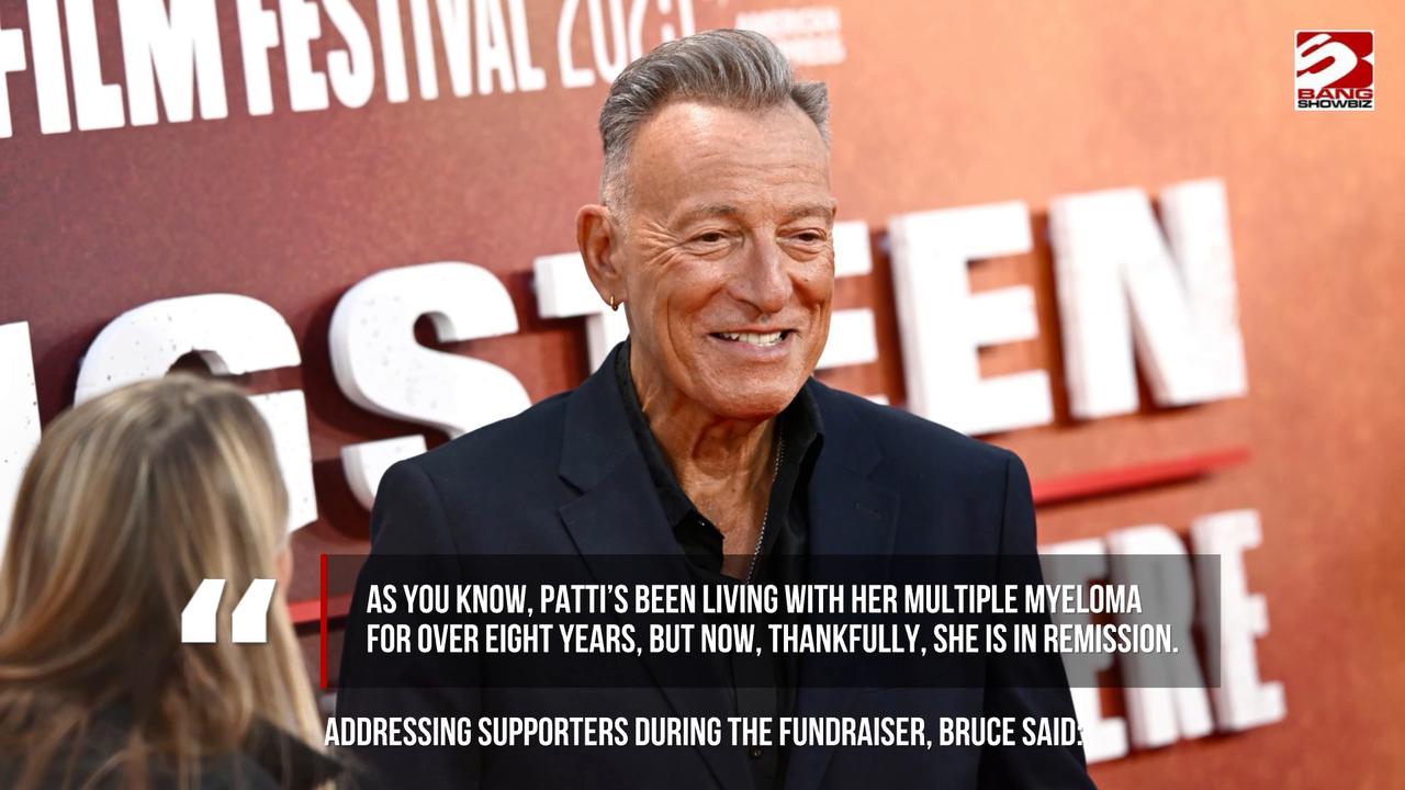 Video thumbnail for Bruce Springsteen’s wife Patti Scialfa in remission after cancer battle