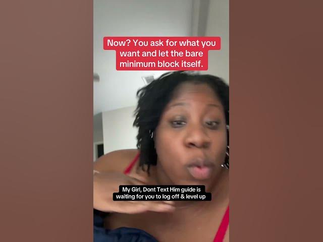 Video thumbnail for You’re not asking for too much , you’re just asking the wrong man. #relationship #datingadvice