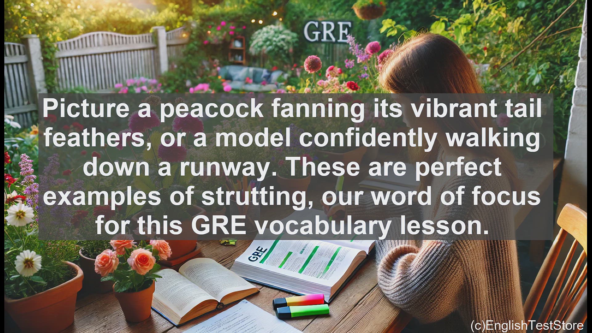 'Video thumbnail for GRE Vocabulary Lesson: Strutting with Pride - Mastering the GRE Vocabulary Word'