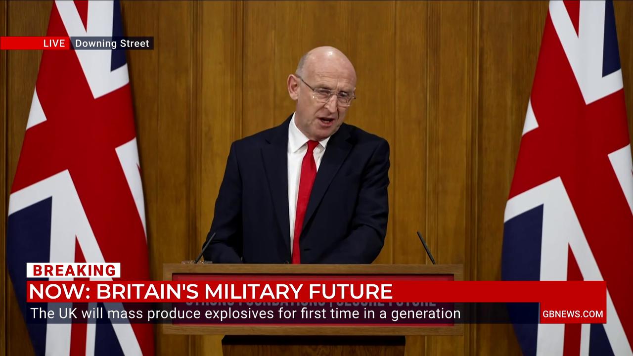 Video thumbnail for WATCH: Defence Secretary John Healey announces a 'new era of defence' amid a 'new era of threat'