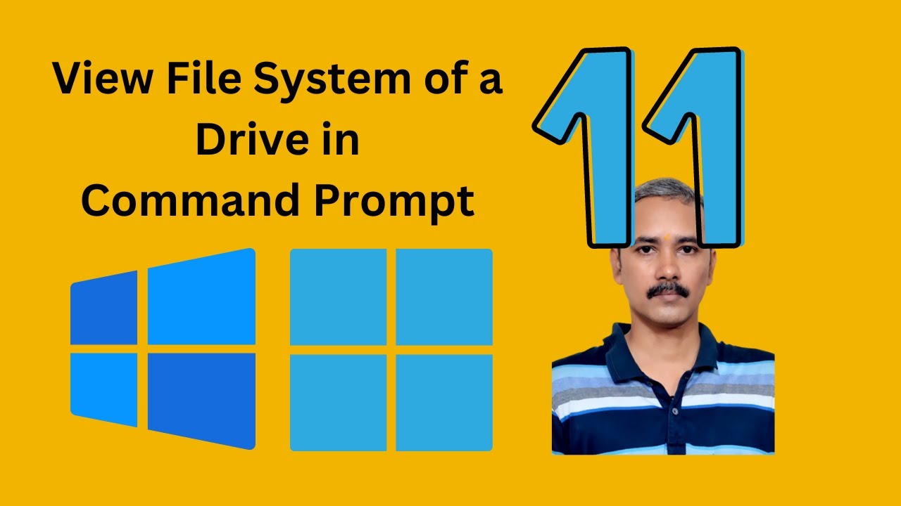 'Video thumbnail for How to Check the File System of a Drive in Windows 11 or 10 using Command Prompt | GearUpWindows'