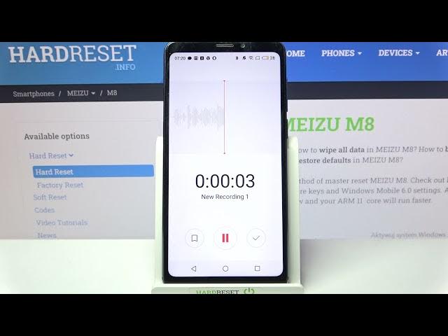 Video thumbnail for How to Record Sounds on MEIZU M8 – Use Sound Recorder Feature