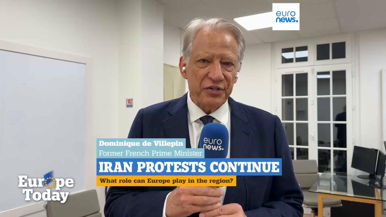 Video thumbnail for 'Do not intervene' in Iran, former French prime minister tells Euronews