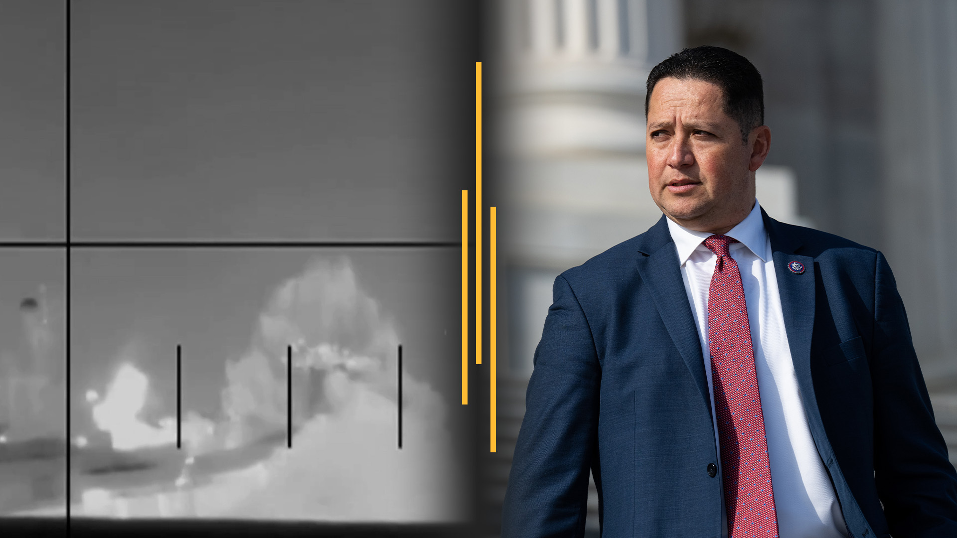 Video thumbnail for US submarine sinks Iranian warship; Rep. Gonzales admits to staffer affair