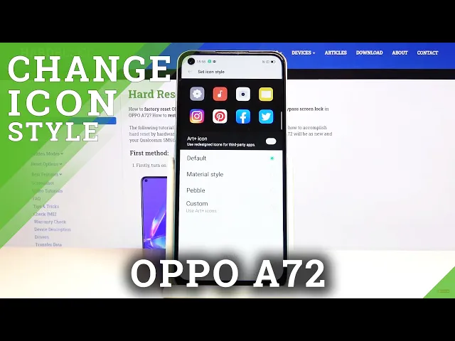 Video thumbnail for How to Change Icon Style in Oppo A72 - Personalize Icon Shape