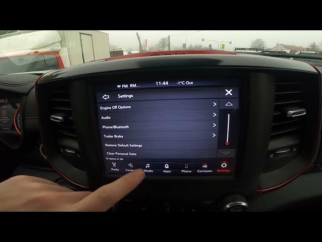 Video thumbnail for How to Reset System Preferences to Factory Defaults in Dodge RAM REBEL 1500 II ( 2019 - now )