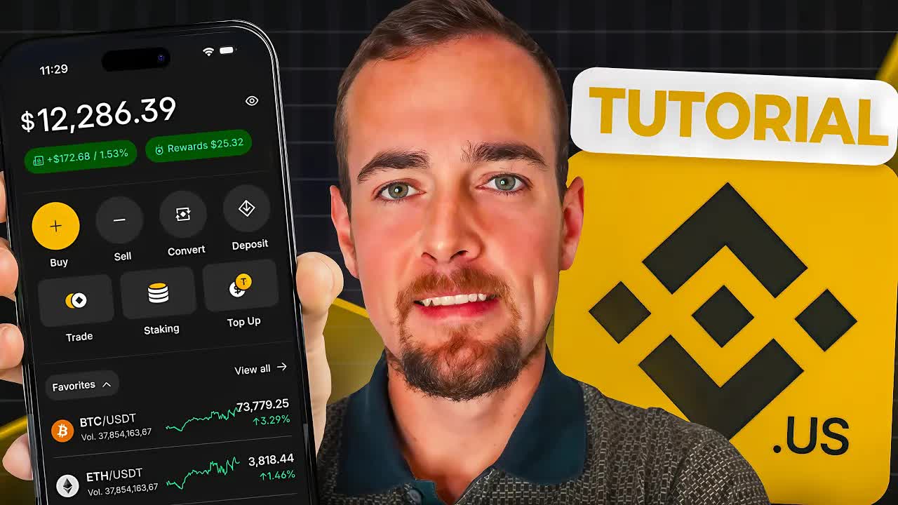 Video thumbnail for Ryan Scribner: Binance App Tutorial 2026 - Beginner's Guide