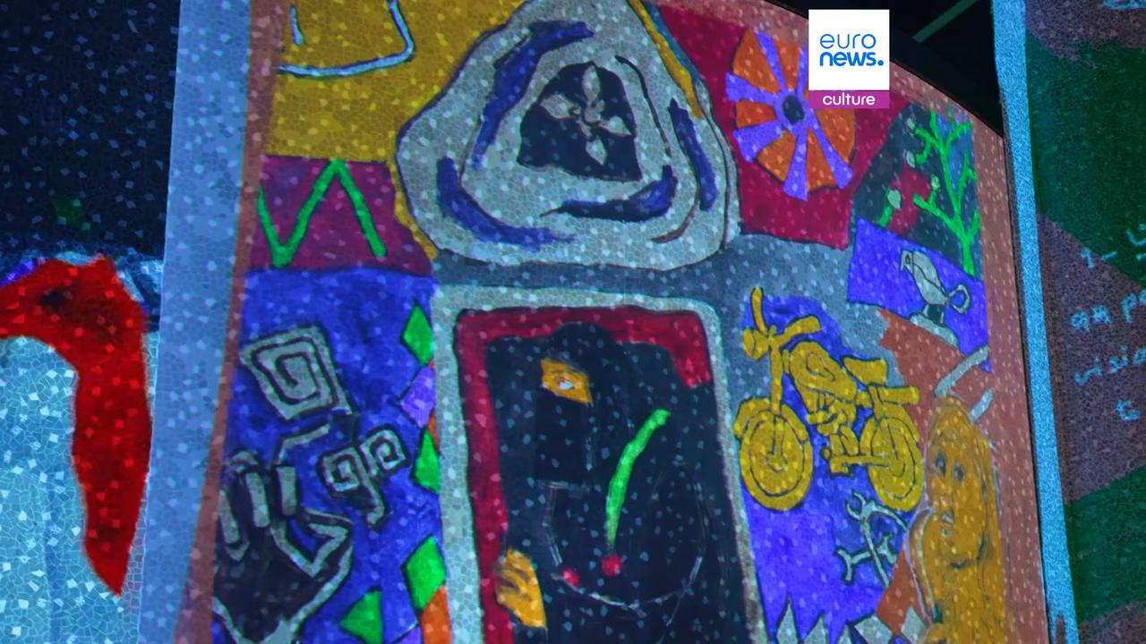 Video thumbnail for Inside Doha’s new M.F. Husain museum: a visionary artist’s sketch comes to life