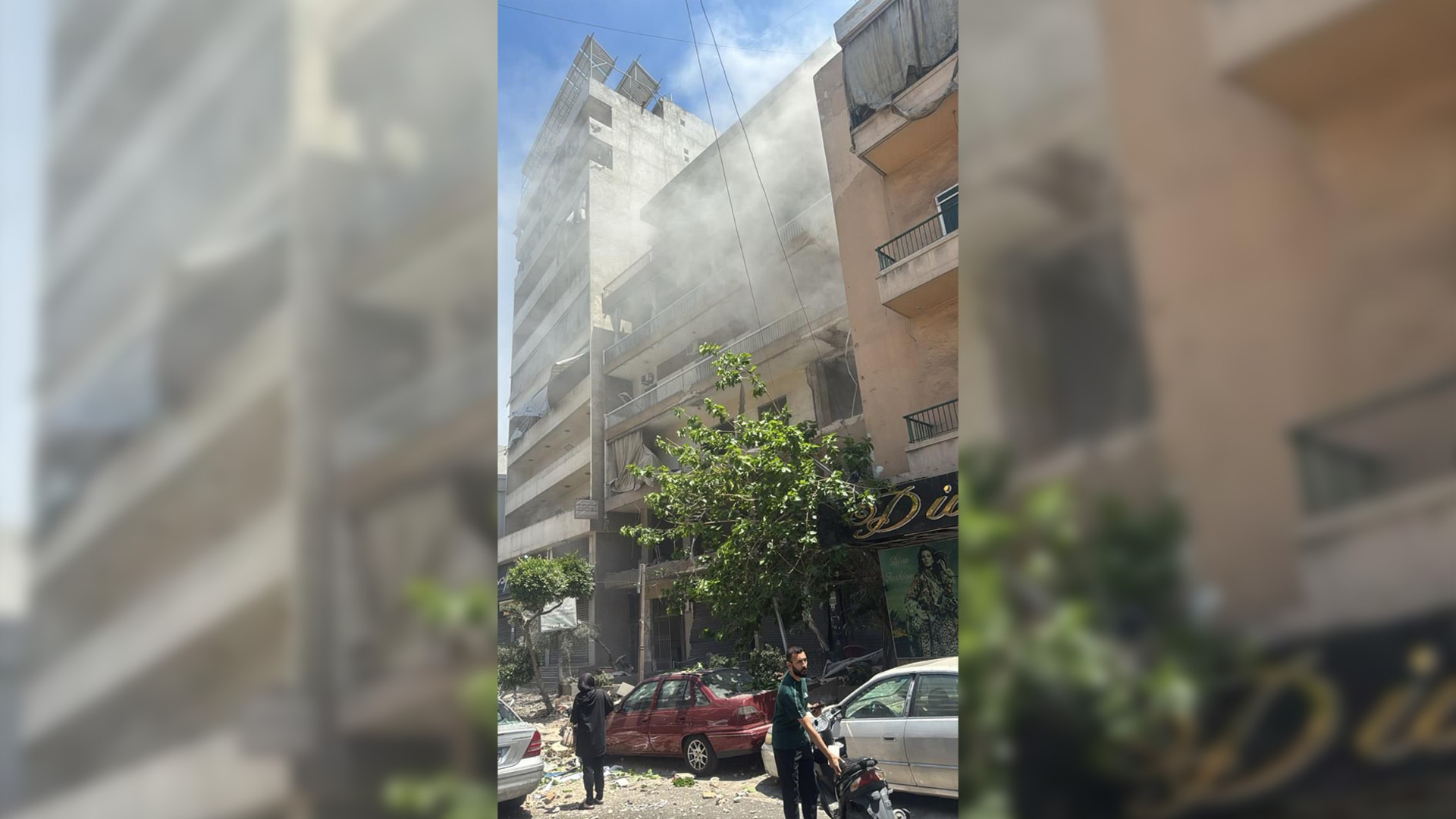 Video thumbnail for Israel attacks Beirut on same day Trump says Iran deal to be signed