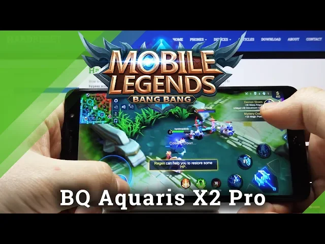 Video thumbnail for Mobile Legends on BQ Aquaris X2 – Gameplay Demonstration