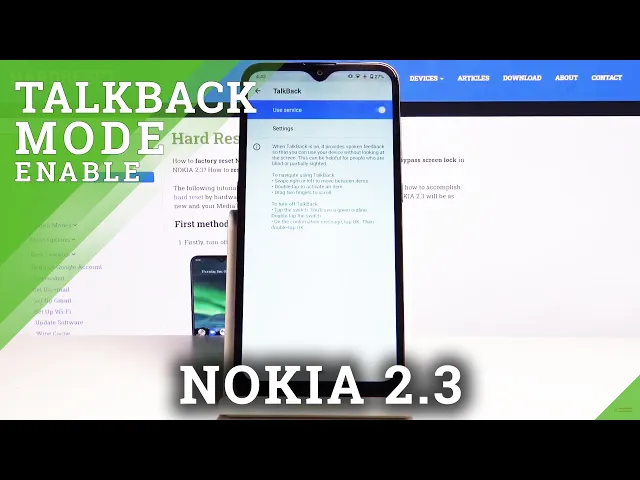 Video thumbnail for How to Activate / Deactivate Talkback in NOKIA 2.3 – How to Use Talkback Mode