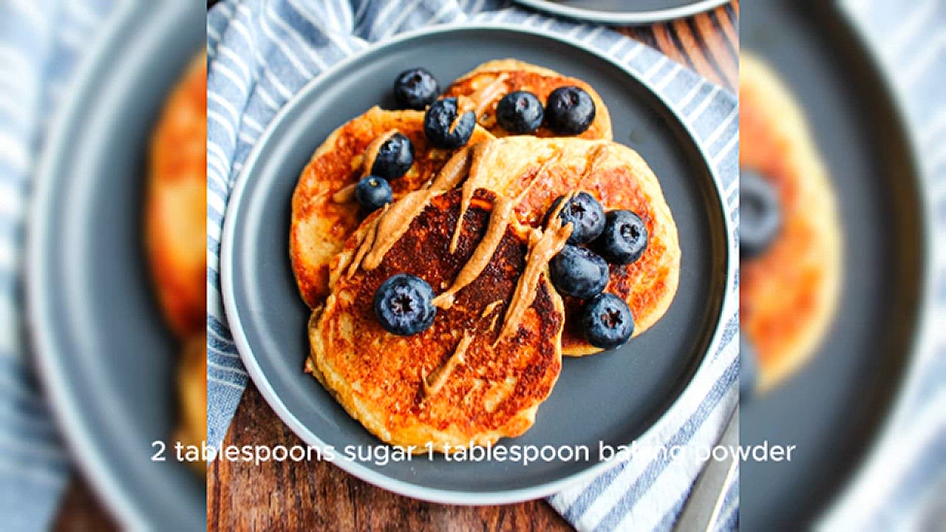 'Video thumbnail for _Oatmeal Protein Pancakes'