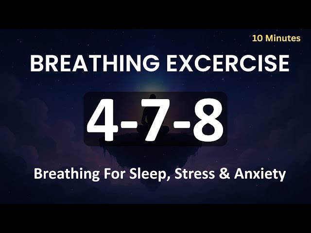 Video thumbnail for 4-7-8 Breathing technique 10 Minutes | Fall Asleep Fast & Reduce Anxiety and Stress