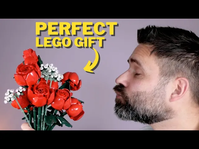 Video thumbnail for Great Gift For Your Sweetheart: LEGO Icons Bouquet of Roses 10328