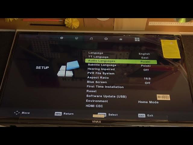 Video thumbnail for How To Change Audio Subtitle Language on VIVAX 32 TV-32LE Android Smart TV - Set Different Language