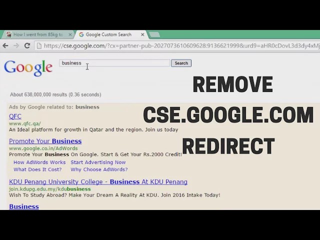 Video thumbnail for How to Remove cse.google.com Google Custom Search & Other Proxy Redirects