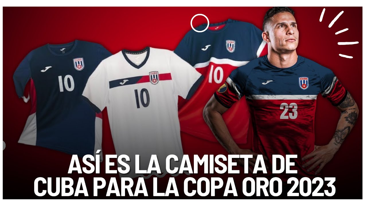 Video thumbnail for Así es la camiseta de Cuba en la Copa Oro 2023 | Henry Morales