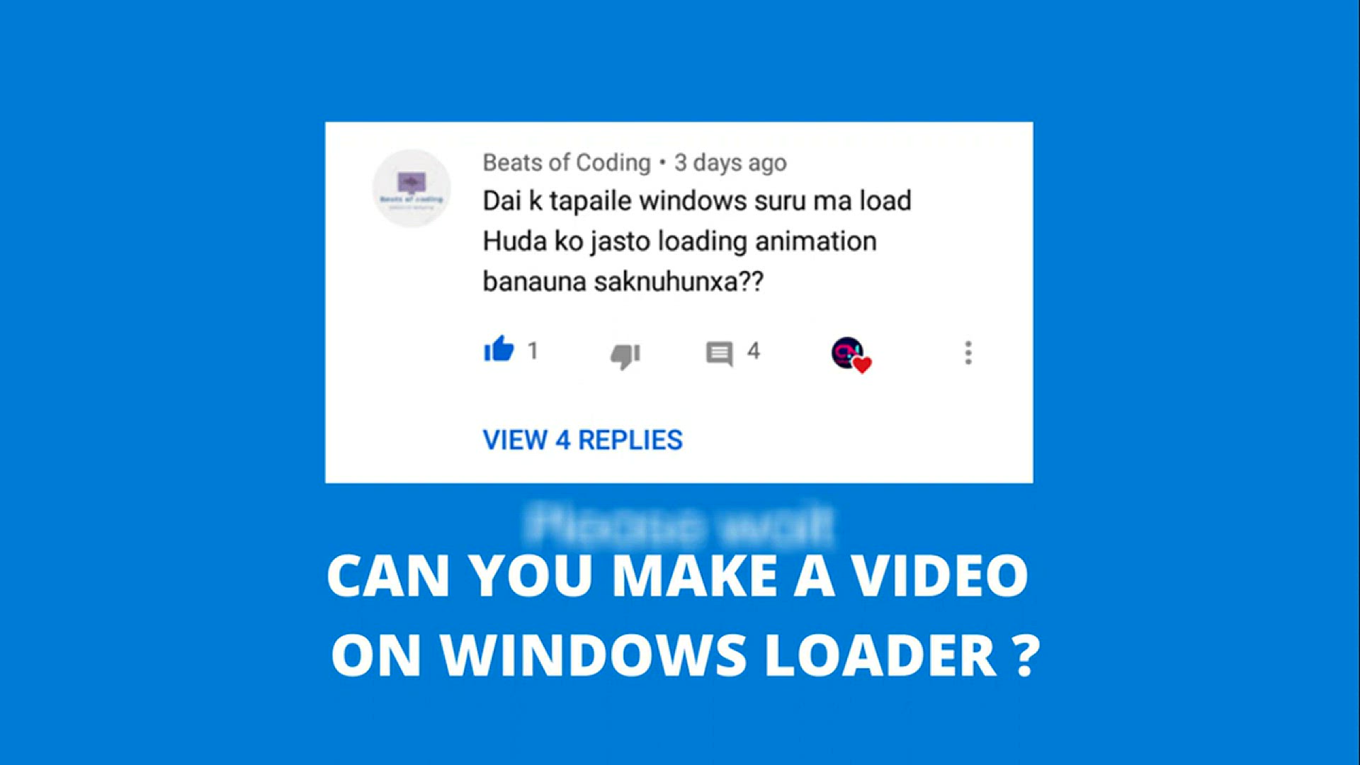 'Video thumbnail for Windows Preloader using HTML & CSS'